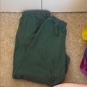 TNA Dark Green Sweatpants